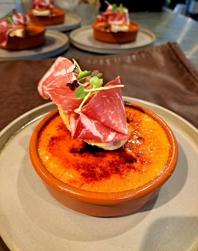 Crème brulée revisitée en entrée
